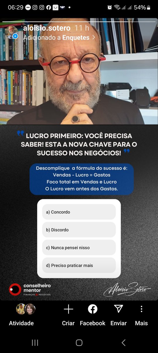 O Lucro Mantém Clientes e os Clientes Mantém os Negócios

A lucratividade, por sua vez, é garantida pela Equação Fundamental do Lucro: [Vendas - Lucro = Gastos.] Saiba identificar o quanto gastar para lucrar .Empresas lucrativas que praticam preços justos não apenas constroem