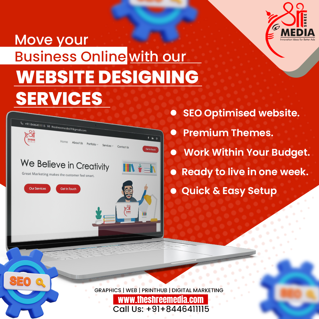 Stand out online with a stunning, user-friendly website built by Shree Media.
theshreemedia.com/web-developmen…

#WebDevExperts #DigitalMarketing #WebsiteDesign #GrowYourBusiness #customwebsite #DigitalDomination #MeasureSuccess #businesswebsite #DesignExcellence #webdesigninspiration