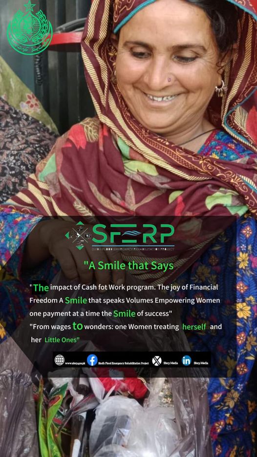 Livelihood Cash for work Program  #SFERP #WorldBank #Floodrelief #Govtofsindh #womenempowerment #Roads #cfwsuccess #BuildBackBetter #Resilience