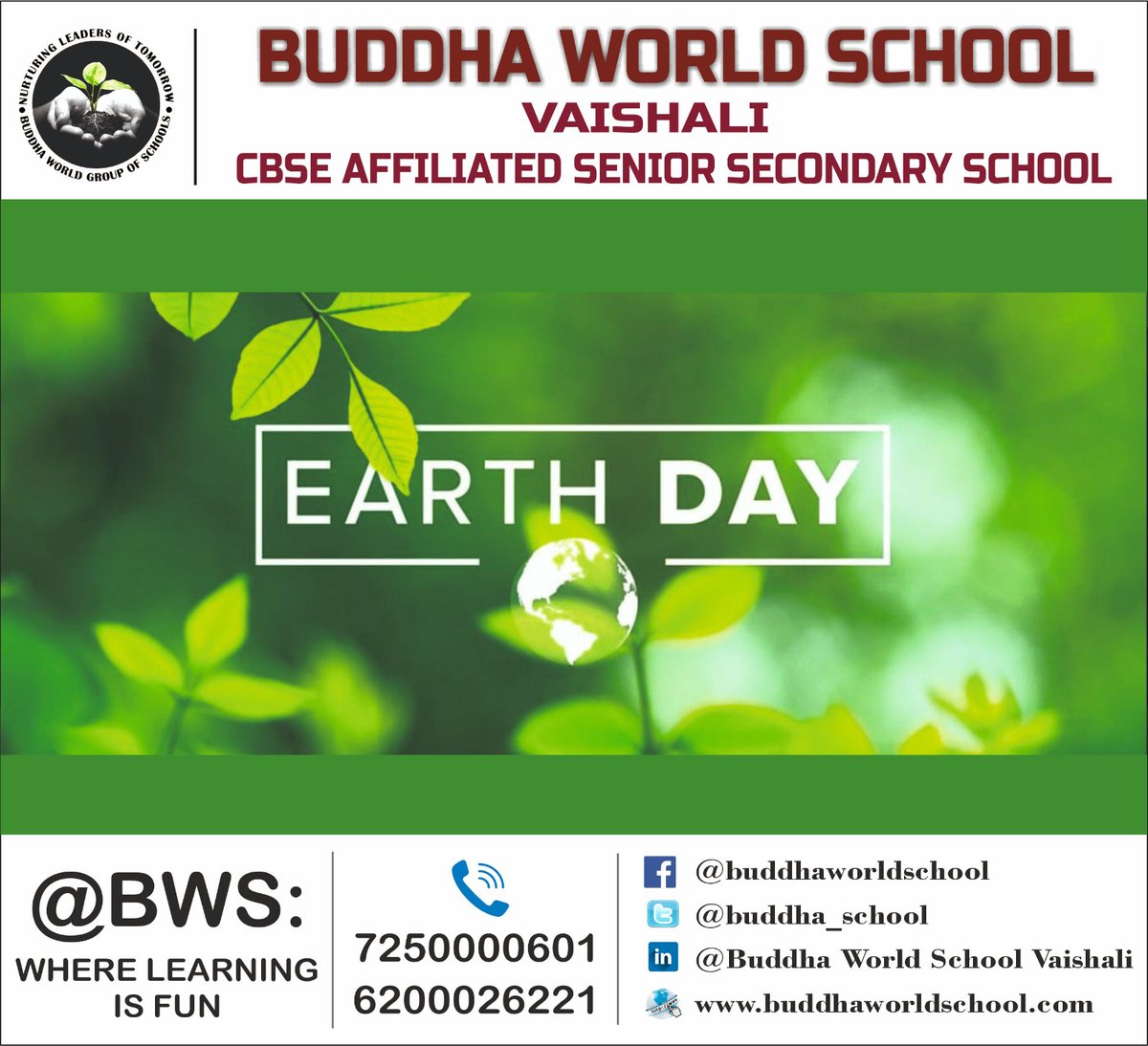 Happy Earth Day🌲🌳
#EarthDay2024 #earthday #EarthDay24 #earth #green #cleanearth #greenearth #bws #wherelearningisfun @sarikamalhotra2 @Krish_Vaishali
