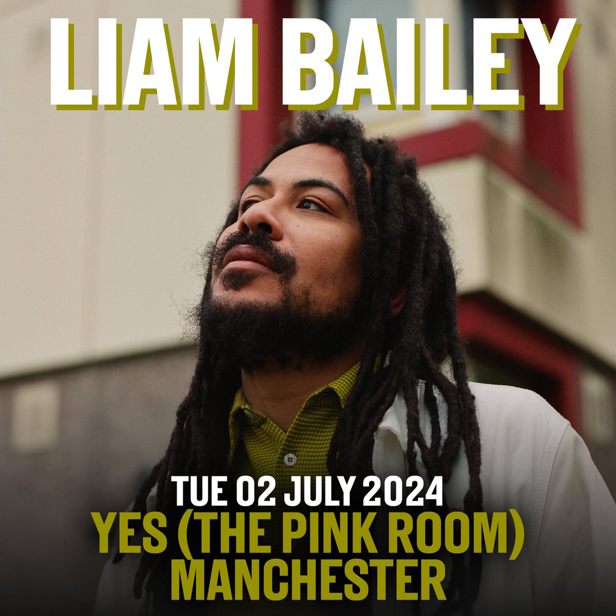 Just announced: @LiamBailey, Tuesday 2nd July 2024 [The Pink Room] Tickets on sale Thursday at 10am.