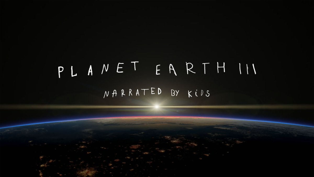 There are some new kids on the block this Earth Day…

Sir David Attenborough steps aside for a special episode of Planet Earth III, narrated by schoolchildren.

Read more ➡️ bbc.co.uk/mediacentre/20…