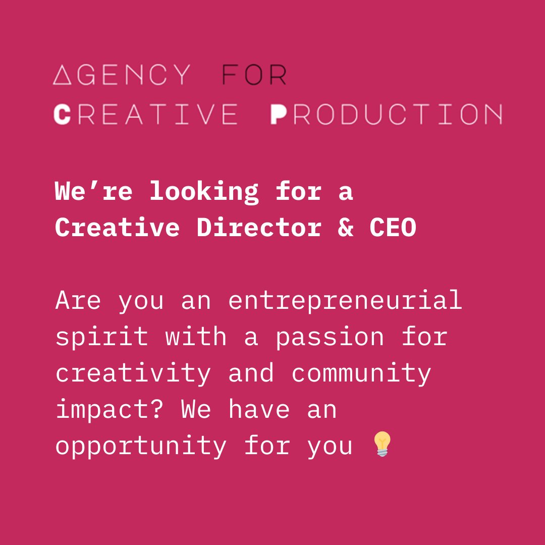 Shape South Essex’s Creative Future🚀 We’re looking for a Creative Director &amp; CEO to build our groundbreaking social enterprise from the ground up. Your mission? To transform South Essex into a talent powerhouse for creative industries &amp; live events. bit.ly/3UnZZIz