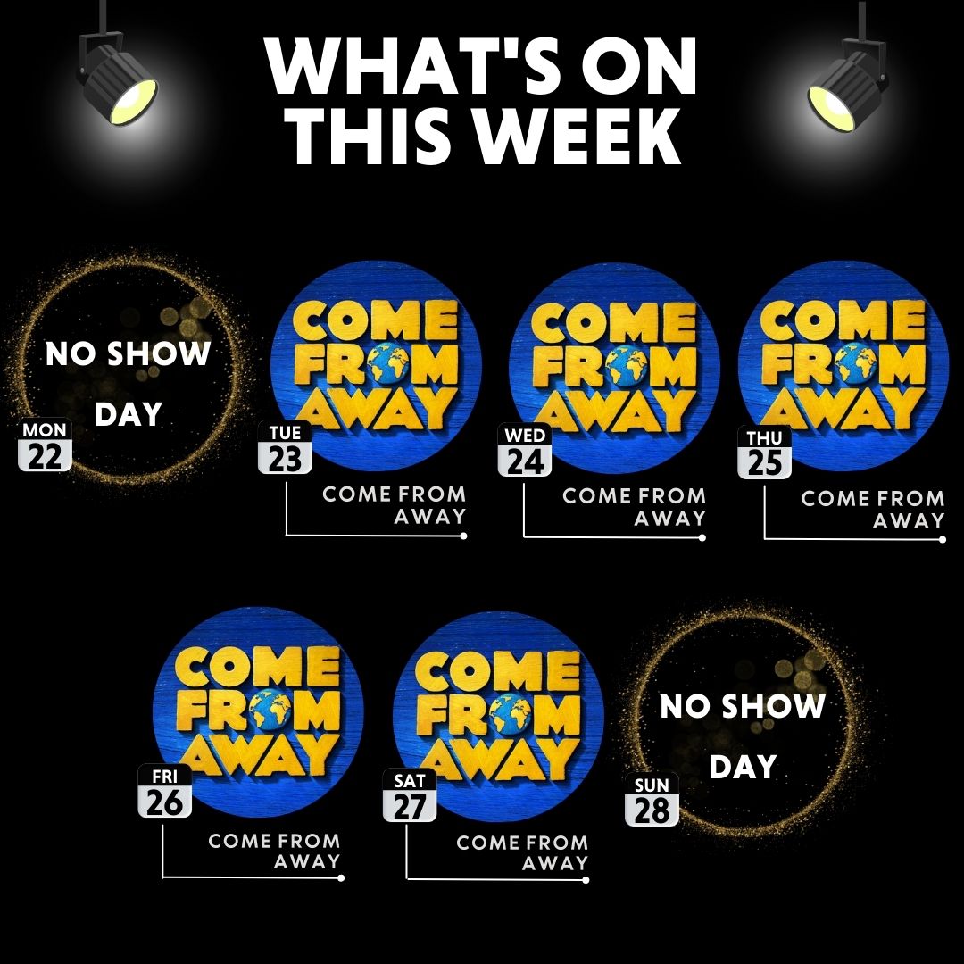 ✨WHATS ON THIS WEEK✨ This week at New Theatre Oxford we head off to beautiful Newfoundland for the smash-hit, multi-Olivier Award winning musical Come From Away. A Joyous story with a soaring soundtrack🌎. 🎟️ Book now: atgtix.co/3Q0I5sS