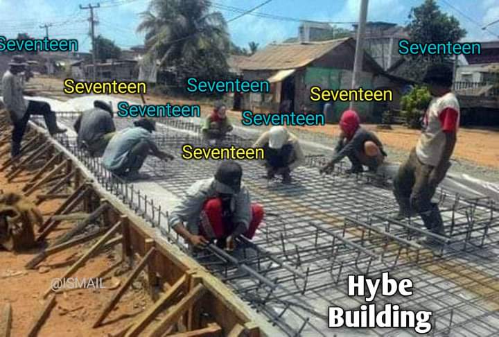 POV: seventeen built hybe