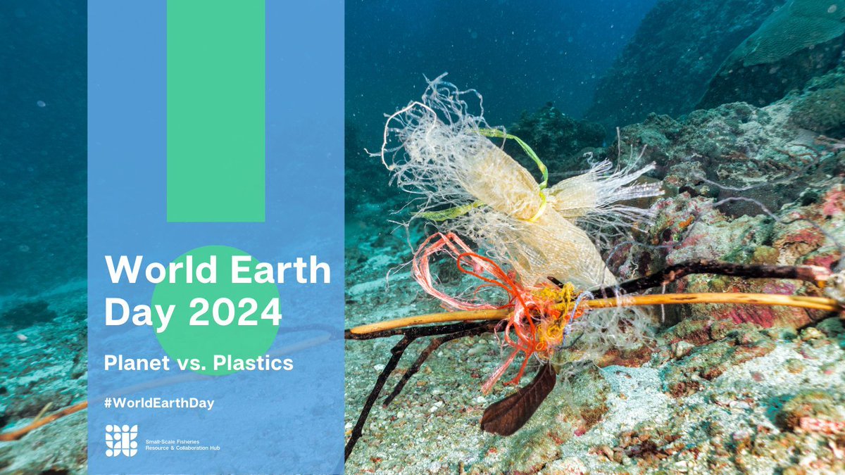 Happy #WorldEarthDay! 🌍

With this year’s theme centering on #PlanetVsPlastics, we’d like to shine a spotlight on a key issue affecting #SmallScaleFisheries:

Ghost gear. 👻

Check out @GGGInitiative's fact sheet on tackling discarded fishing gear 👉 buff.ly/3U3a4cM