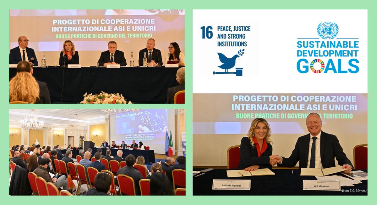OnuItalia.it (@onuitalia_it) on Twitter photo 🤝<a href="/AsiCaserta/">Asi Caserta</a> e <a href="/UNICRI/">UNICRI</a> uniscono le forze per prevenire e contrastare il crimine organizzato e promuovere la resilienza della comunità.
Insieme stiamo compiendo passi verso società più sicure e inclusive.
#Goal16 #SDGs
<a href="/ItalyMFA/">Farnesina 🇮🇹</a> <a href="/minGiustizia/">Ministero Giustizia</a> <a href="/comuni_anci/">comuni_anci</a>
bit.ly/446OrNf 🤝<a href="/AsiCaserta/">Asi Caserta</a> e <a href="/UNICRI/">UNICRI</a> uniscono le forze per prevenire e contrastare il crimine organizzato e promuovere la resilienza della comunità.
Insieme stiamo compiendo passi verso società più sicure e inclusive.
#Goal16 #SDGs
<a href="/ItalyMFA/">Farnesina 🇮🇹</a> <a href="/minGiustizia/">Ministero Giustizia</a> <a href="/comuni_anci/">comuni_anci</a>
bit.ly/446OrNf
