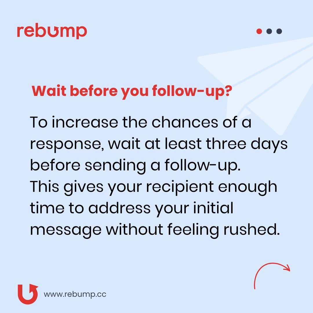 RebumpApp's tweet image. Swipe through our carousel for tips on the best times to send those crucial follow-ups.  

Whether it&apos;s choosing the right day or the perfect hour, we&apos;ve got you covered for optimal engagement.   #emailtips #followup #emailtools #emailmarketing #Rebump #emails
