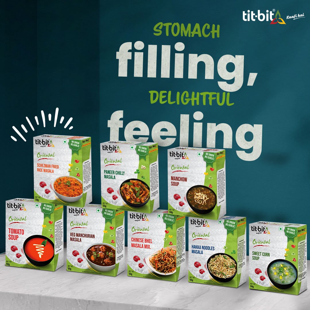 From soup to main course, you are totally in for a treat with Tit-Bit’s NONG combo. 🥣🍝😋

🛒Shop Now : bit.ly/TitBitSpicesCo…

#TitBitSpices #TitBit #KaafiHai #NONG #scehzwanfriedrice #paneerchillymasala #manchowsoup #tomatosoup #manchurian #chinesebhel #hakkanoodles
