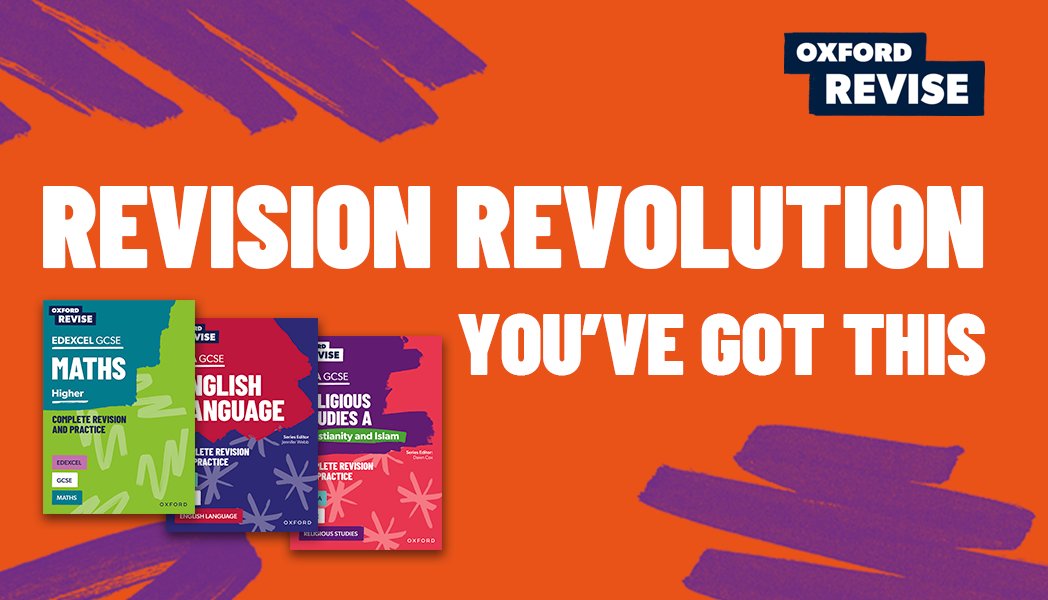 We've got exclusive discounts on the @OxUniPress Revise range until the 31st April, find the GCSE and A Level study guides you need here: brownsbfs.co.uk/search/?groupc…