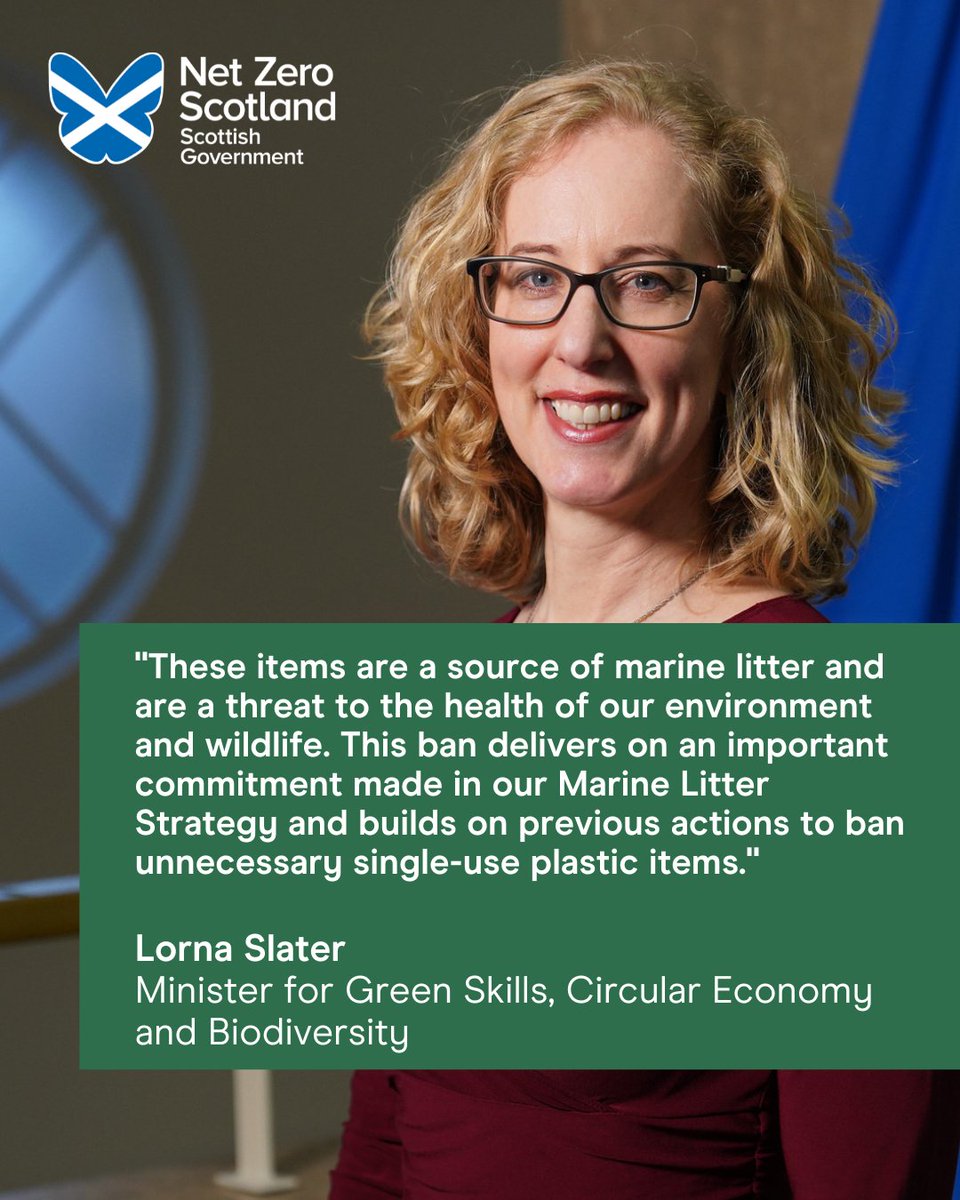 On #EarthDay2024 @scotgov has confirmed that the sale and supply of wet wipes containing plastic will be banned in Scotland. Ministers will introduce regulations by the end of 2024 with the ban due to come into force 18 months later. More: ow.ly/2MP750RkWee