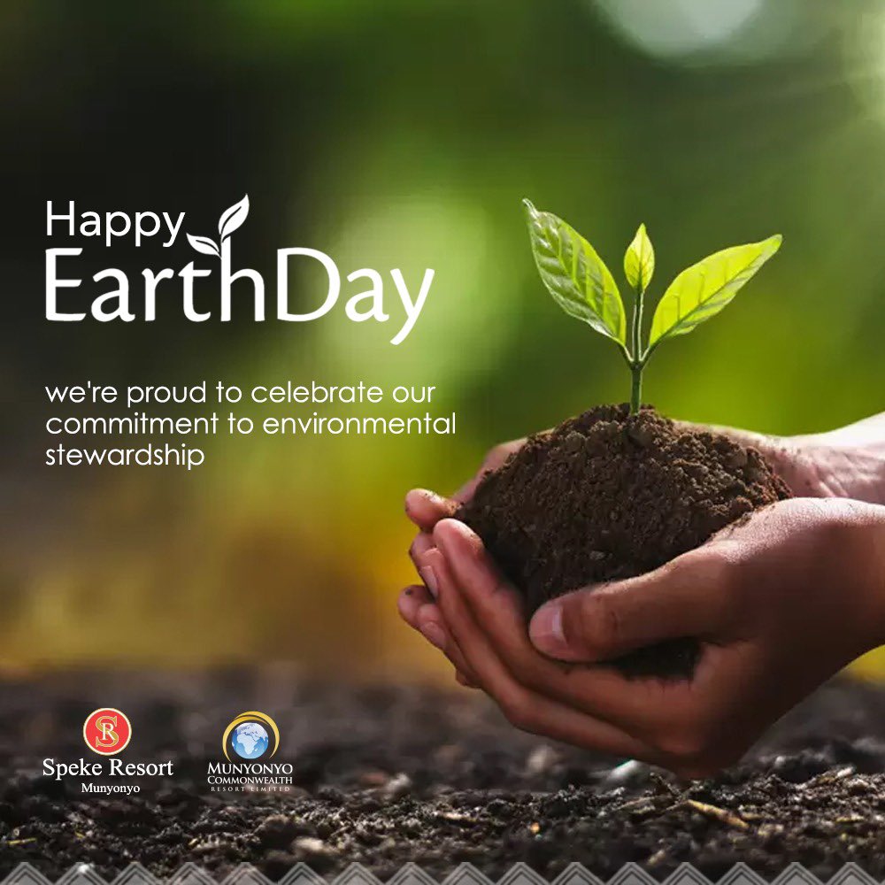 Happy earth day 🌱 we are proud to celebrate our commitment to environmental stewardship spekeresort.com #visitmunyonyo #spekeresortmunyonyo