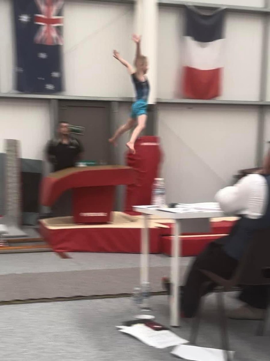 Andy_Wilkins's tweet photo. Cystadleuaeth gymnasteg wych i N. Safle 1af yn y gladdgell a’r llawr a’r lle 1af yn gyffredinol. Fantastic gymnastics competition for N. 1st on vault and floor and 1st overall @penalltau @MrsGMalson https://t.co/oiGAoeGuNJ