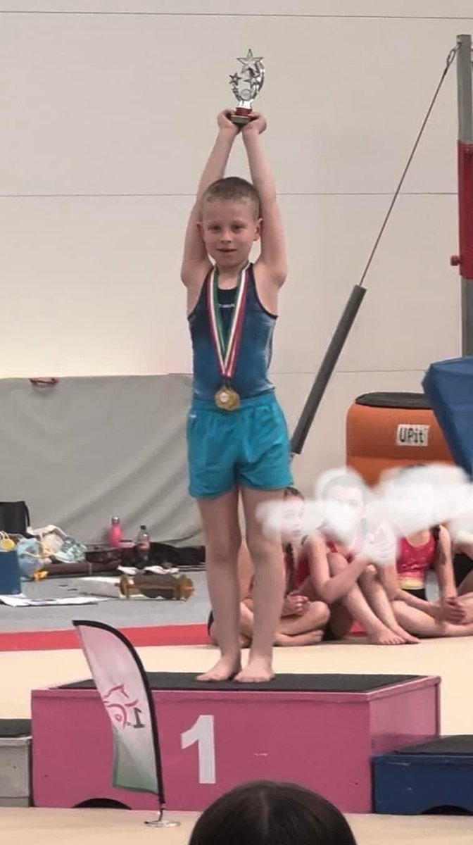 Andy_Wilkins's tweet photo. Cystadleuaeth gymnasteg wych i N. Safle 1af yn y gladdgell a’r llawr a’r lle 1af yn gyffredinol. Fantastic gymnastics competition for N. 1st on vault and floor and 1st overall @penalltau @MrsGMalson https://t.co/oiGAoeGuNJ