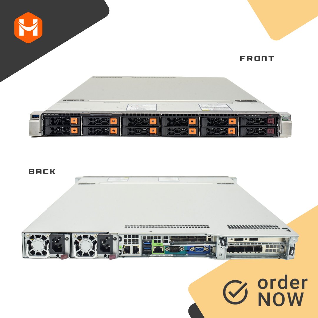HappywareCOM's tweet photo. Supermicro SYS-120U-TNR

🌐 Virtualization
☁️ Cloud Computing
🚀 Software-Defined Storage
🤝 Application Tier Services Provider
⚙️ 5G/Telco

Order here 👇
https://t.co/xnEe15Y3ja

#SupermicroServer #ServerSolutions #ITInfrastructure #DataCenterSolutions #RemoteManagement https://t.co/oAPDgKz2Ja