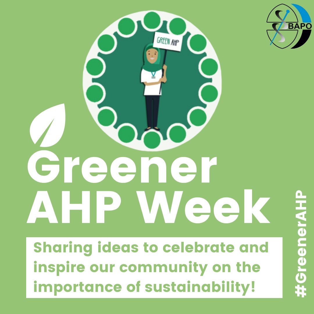 BAPO supports ‘Greener AHP week’. Integrating the green agenda into our healthcare system can lead to many benefits, including improved public health, cost savings, and enhanced sustainability. P&O has an important role, and our profession is embracing greener ways of working.