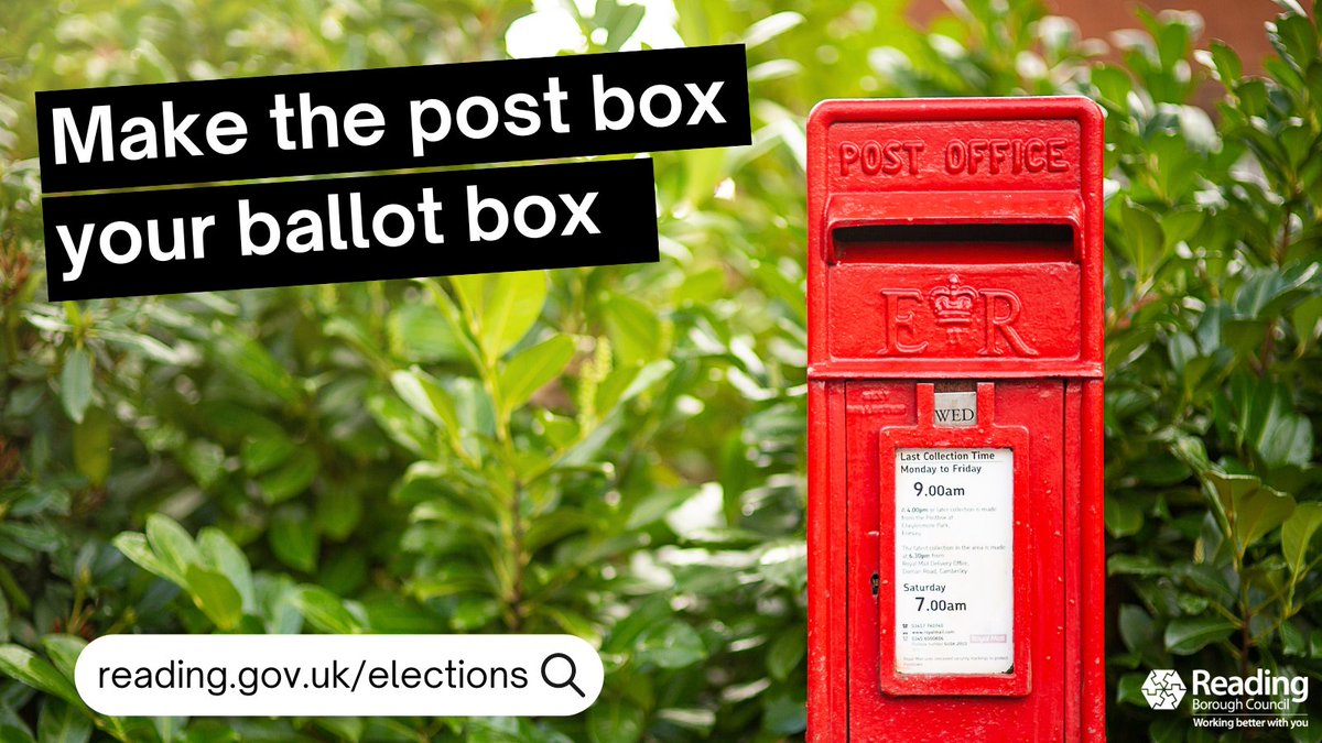 🗳️ Voting by post in local elections 2 May? Ensure postal votes are sent via Royal Mail letterbox ➡️ rdguk.info/V2WGN Packs must reach the elections team by 10pm on polling day. Additional rules apply for votes returned to Civic/Polling Stations ➡️ rdguk.info/SP74Z