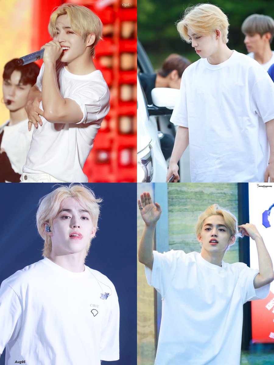 cscthnkr's tweet photo. white tshirt blonde seungcheol… i’m weak https://t.co/TOYS7BINrG