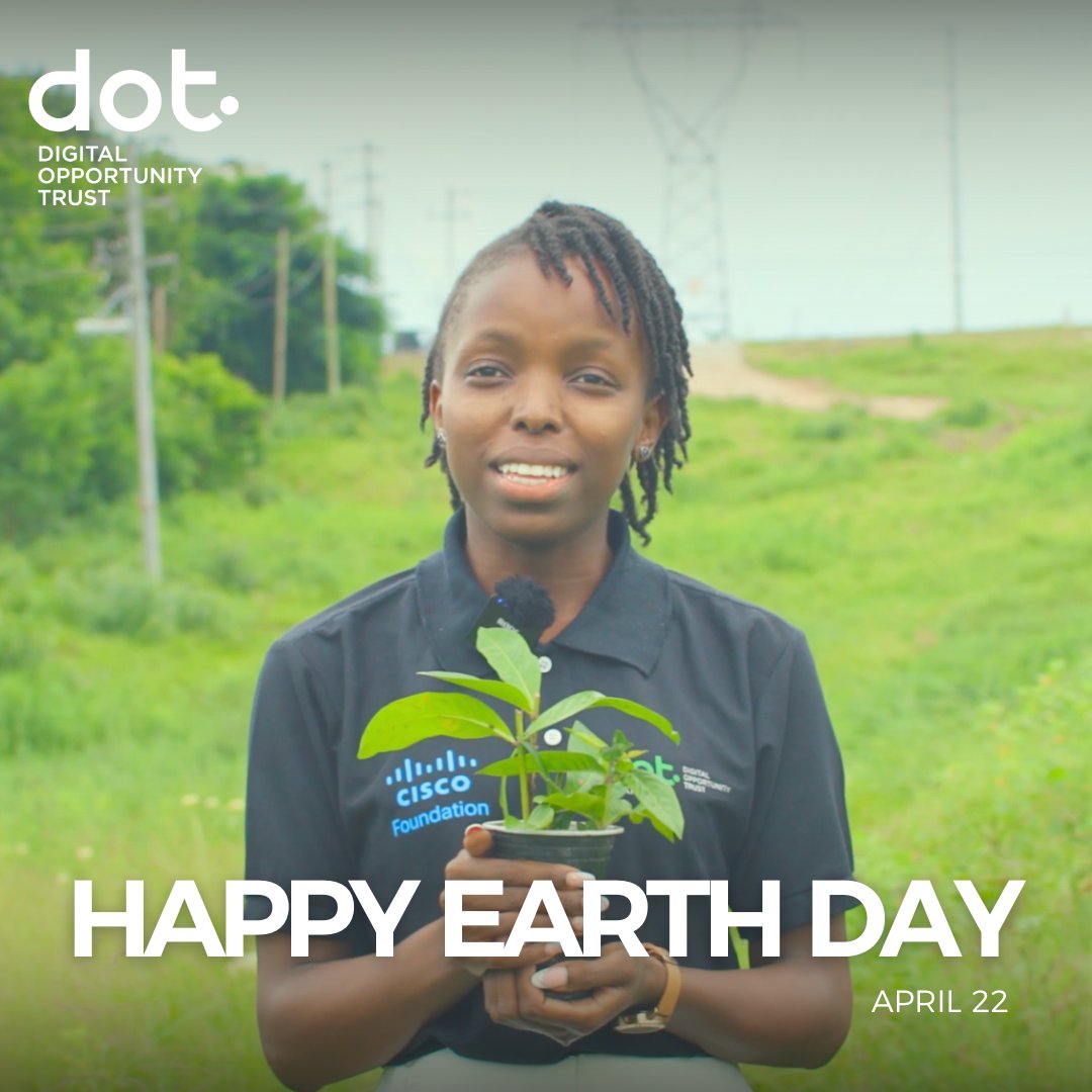 In honour of Earth Day, we are celebrating our #DOTClimateChampions who are leading the charge in climate action. Their dedication in protecting our planet make us incredibly proud. Let's continue working towards a greener, more sustainable future - powered by youth! ♻️ #DOTYouth