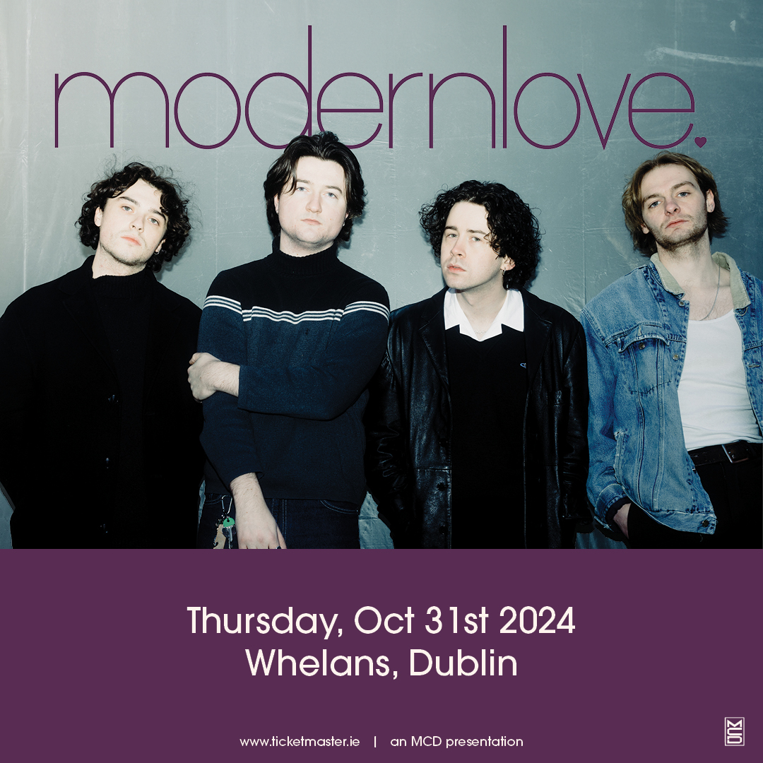 ON SALE NOW Irish pop-rockers @modernlove_band are back with a headline show at Whelan's, Dublin on October 31st 👻 Tickets here: whelanslive.com/event/modernlo… @mcd_productions