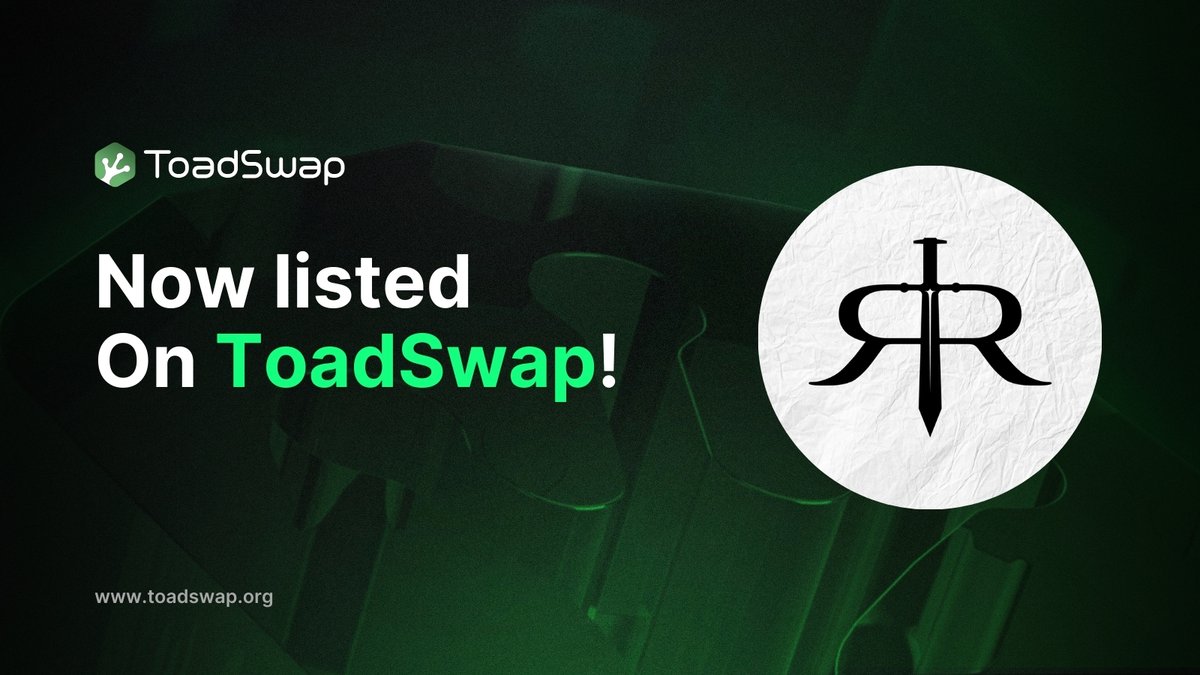 New ToadSwap listing: @runeshuberc RunesHub is a groundbreaking infrastructure project designed to create bridges between disparate Ethereum Virtual Machine (EVM) compatible networks and the Bitcoin network. $TOAD #ToadSwap $RHUB