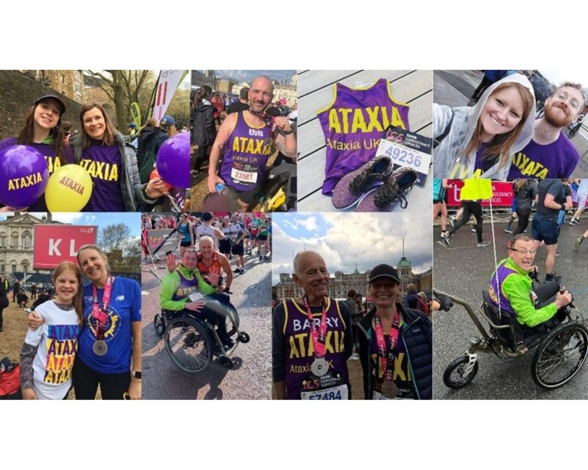 The ballot for the 2025 TCS London Marathon is now open! Deadline: You have until Friday 26 April to enter. Enter now: bit.ly/3UbMY3G Ataxia UK will cover the cost of your application if you are successful! Marathon Day next year is Sunday 27 April 2025.