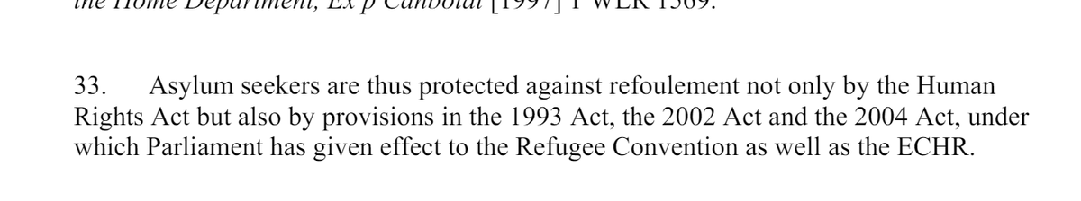 7. 'Now's the time for the flights to go and I'm not going to let a foreign court stop up' While the ECHR stopped the attempted June 2022 Rwanda flight, it was domestic courts using domestic law that ruled the scheme unlawful in November. Supreme Court referenced a load of laws