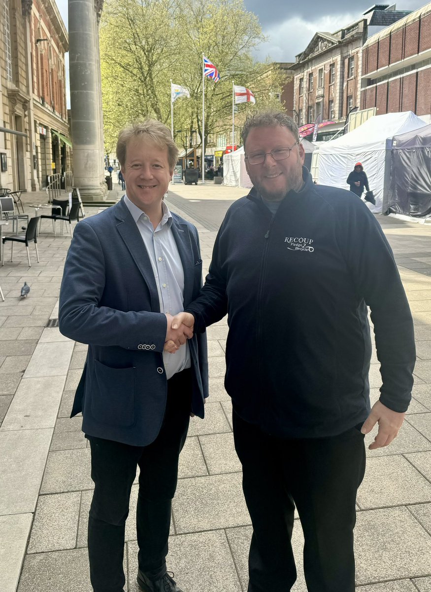 🌟 FIGHT ON FLYTIPPING 🌟 Big thank you to Stuart Foster, from Recoup, the UK’s leading independent authority on plastics resource efficiency & recycling. He is backing my Flytipping Bill - which will stop ilegal dumpers advertising & force Councils to prosecute 💪