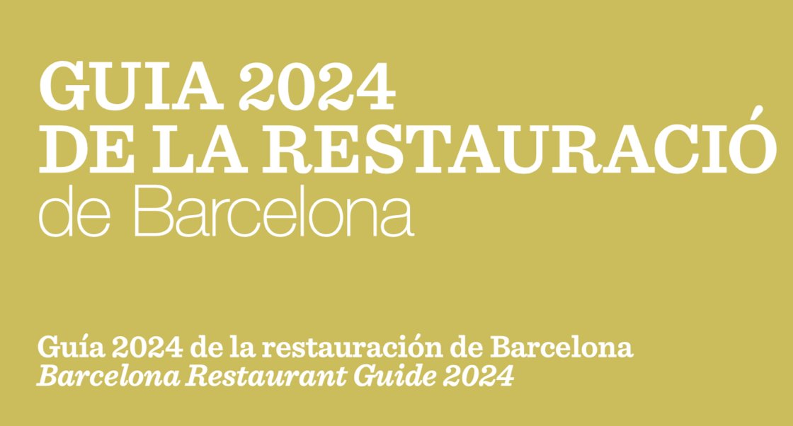 🌹📙 Aquest Sant Jordi, regala la 'Guia 2024 de la restauració de Barcelona'! 🧑‍🍳 Hi trobaràs els millors establiments de la ciutat, guardonats o finalistes al Premi Barcelona Restauració de @bcn_ajuntament. 🔗 T'expliquem on aconseguir-lo: ajuntament.barcelona.cat/comerc/ca/noti…