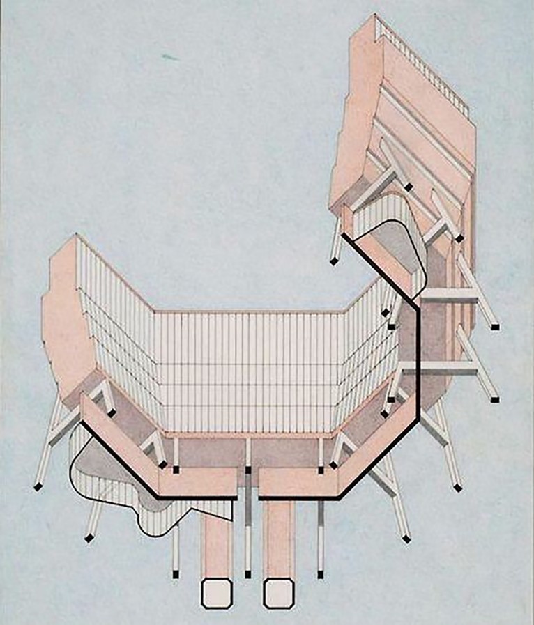 Architect James Stirling was born OTD in Glasgow in 1922. He met James Gowan whilst working for Lyons, Israel & Ellis and formed a short-lived but influential partnership. Stirling went solo, producing designs that moved away from modernism towards Pomo bit.ly/4atzk2M