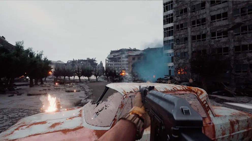 Russia has developed a computer game about the war in Ukraine, called 'The Best in Hell'. Prigozhin is the leader in it.

In the game, players look for 'Ukrainian Nazis' in a completely destroyed city (including administrative buildings, hospitals and schools) and kill Ukrainians