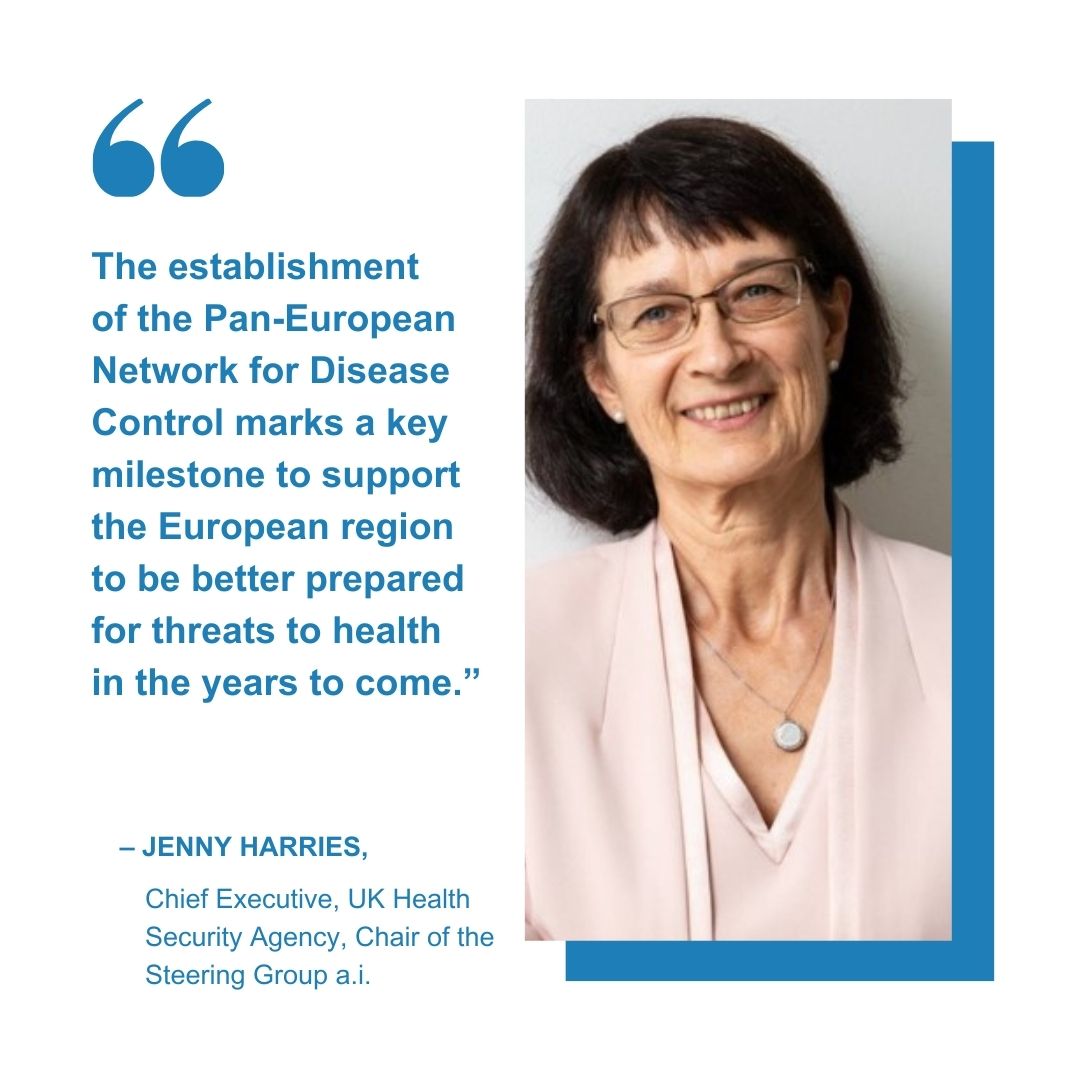 #Collaboration is crucial in addressing pan-#European health challenges, including emerging #infectious #diseases of #pandemic potential. @UKHSA's Jenny Harries explains why our new Network of Disease Control #NDC - whose steering committee she chairs - is so essential.