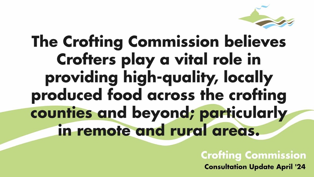 The Crofting Commission has submitted its official response to the Scottish Government's Good Food Nation Plan. Head to our website to read more and see how we envision crofting contributing to a Good Food Nation. ➡️ #GoodFoodNation #Crofting #Scotland #SustainableFood