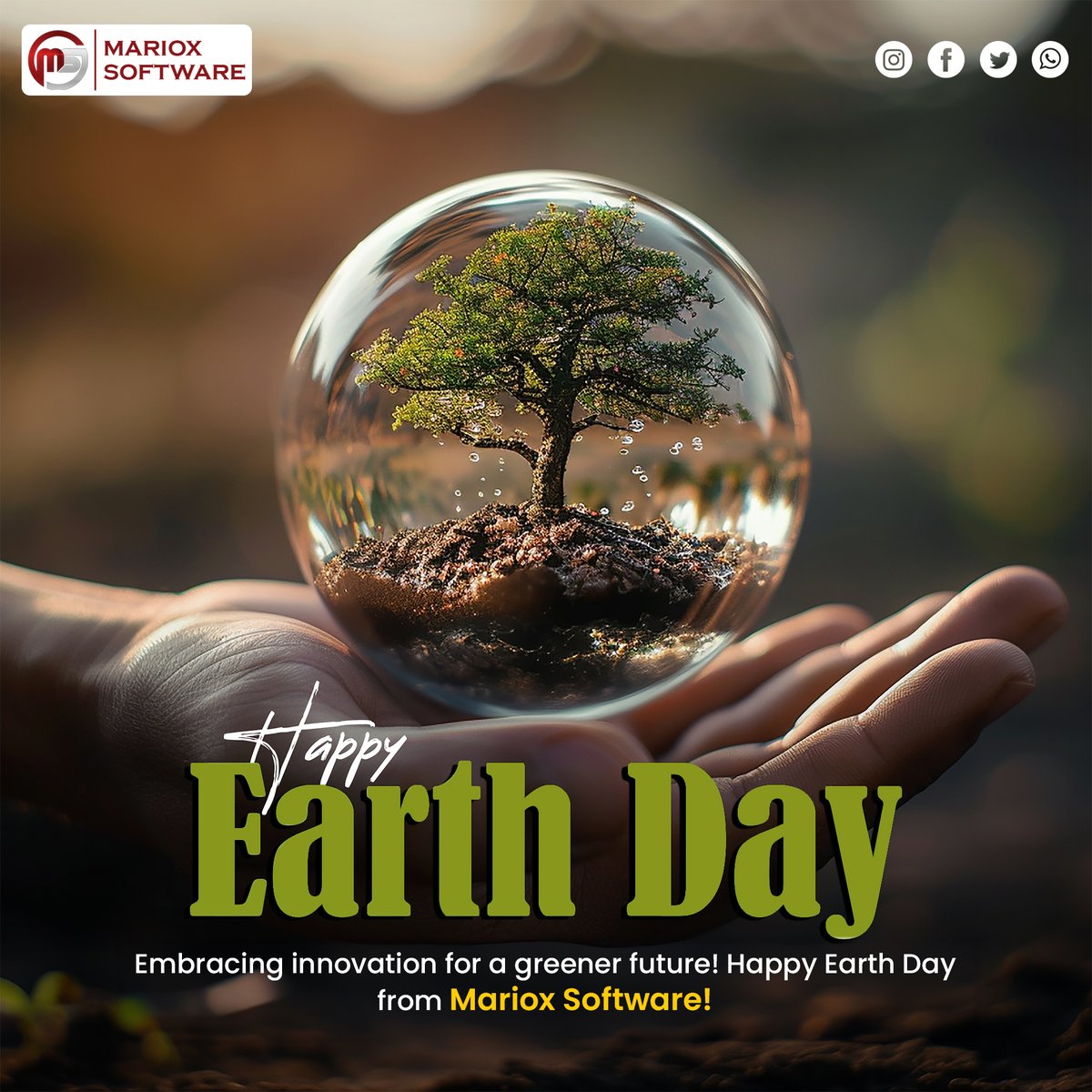 Let's make Mother Earth proud of us and give her the love she deserves! Mariox Software is celebrating Earth Day 2024 by embracing sustainability through innovative web and app solutions.  Happy Earth Day! 🌍🌿 #EarthDay2024 #SustainableTech #MarioxSoftware