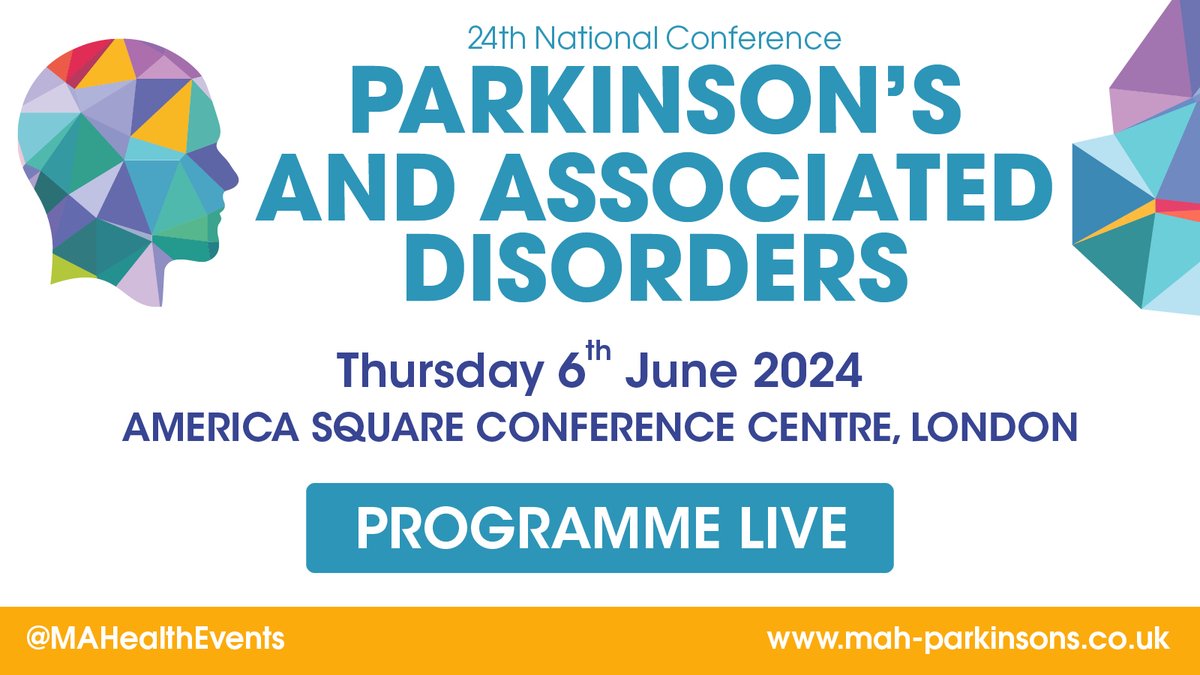 📢Act fast! Our early bird offer for the Parkinson's and Associated Disorders conference ends this week. Don't delay - register now to save on registration fees and access exclusive benefits. Register here: mah-parkinsons.co.uk/parkinsonsanda…