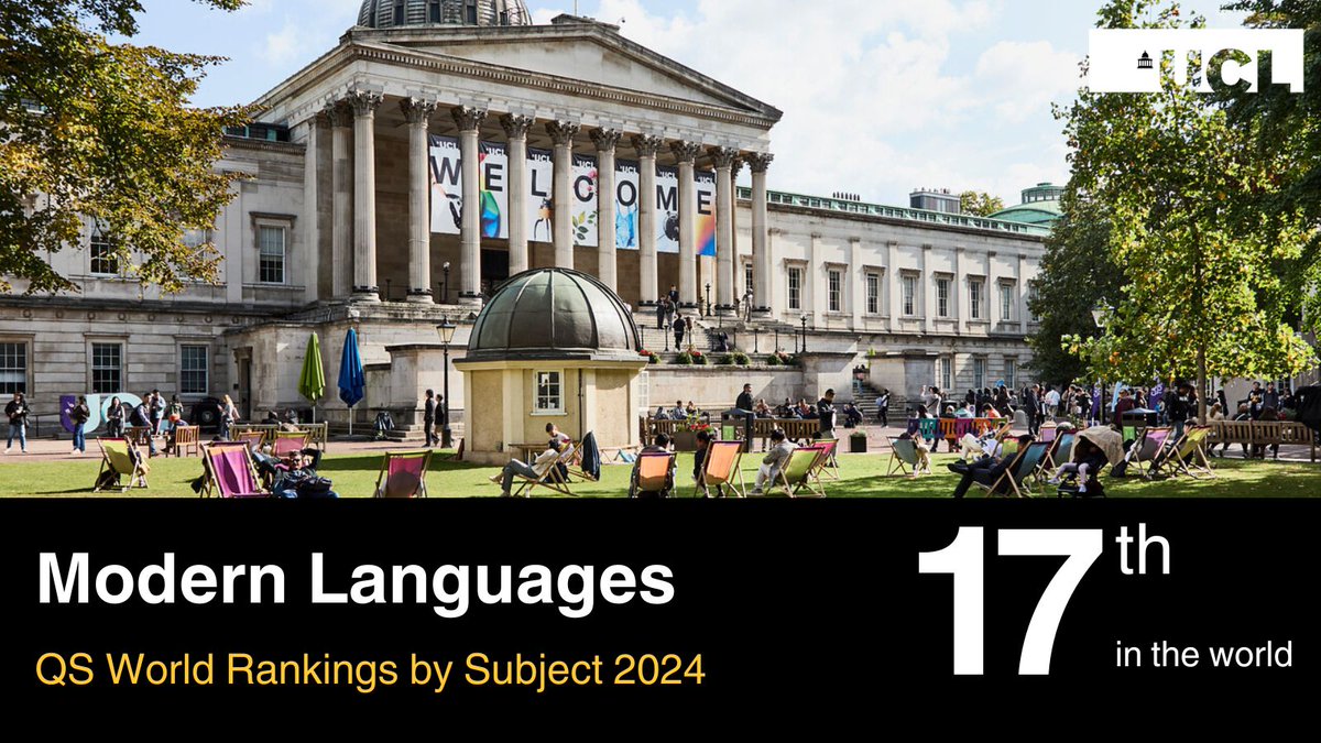 <a href="/ucl/">UCL</a> Modern Languages, where UCL places 17th in the world, and offers an unparalleled range of languages. 

<a href="/UCLSSEES/">UCL School of Slavonic & East European Studies</a> <a href="/UCLSELCS/">UCL SELCS/CMII</a>