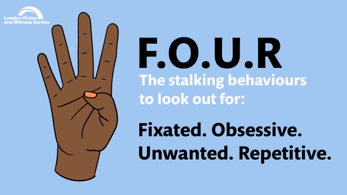 Stalking is fixated, obsessive, unwanted and repeated behaviour that makes you feel pestered and harassed. If you’ve experienced this, we can support you. 📞0808 168 9291 💬londonvws.org.uk #JoinForcesAgainstStalking