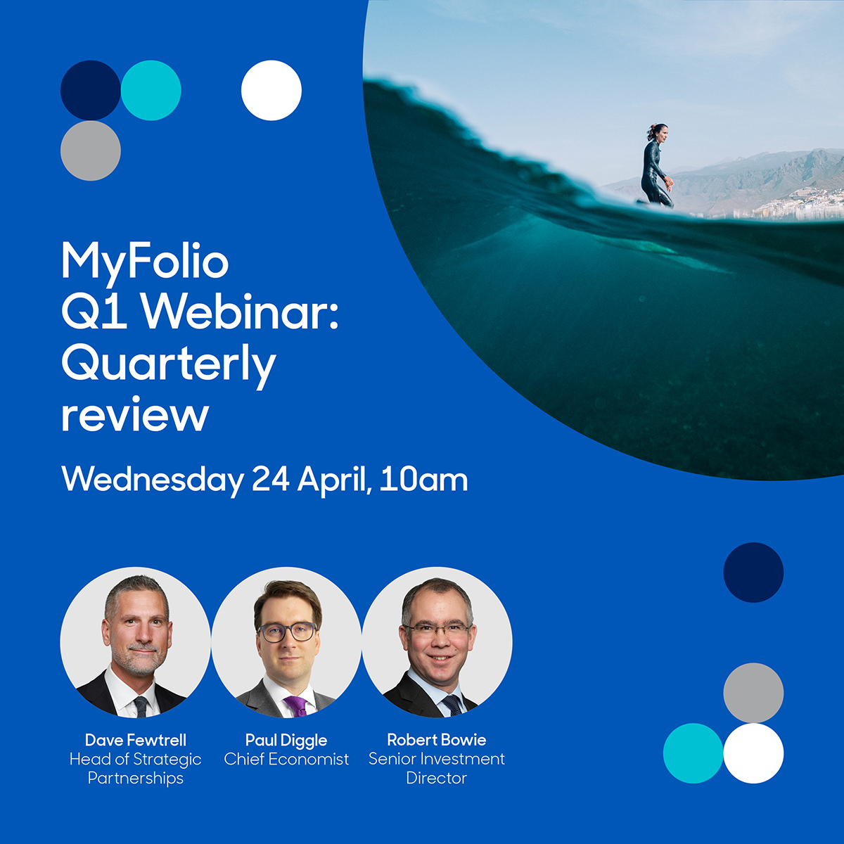Two days to go - sign up to our MyFolio Q1 webinar, featuring a macroeconomic outlook and a fund performance review. ow.ly/3pPy50Rb6nB Professional investors only. Capital at risk