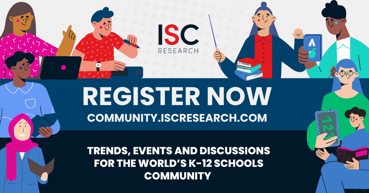 Looking to connect with like-minded educators, school leaders and industry professionals within the international schools market? Join the ISC Community to gain insights within the international education sector: ow.ly/W0U250RgWrb #intled #edchat #schooleaders