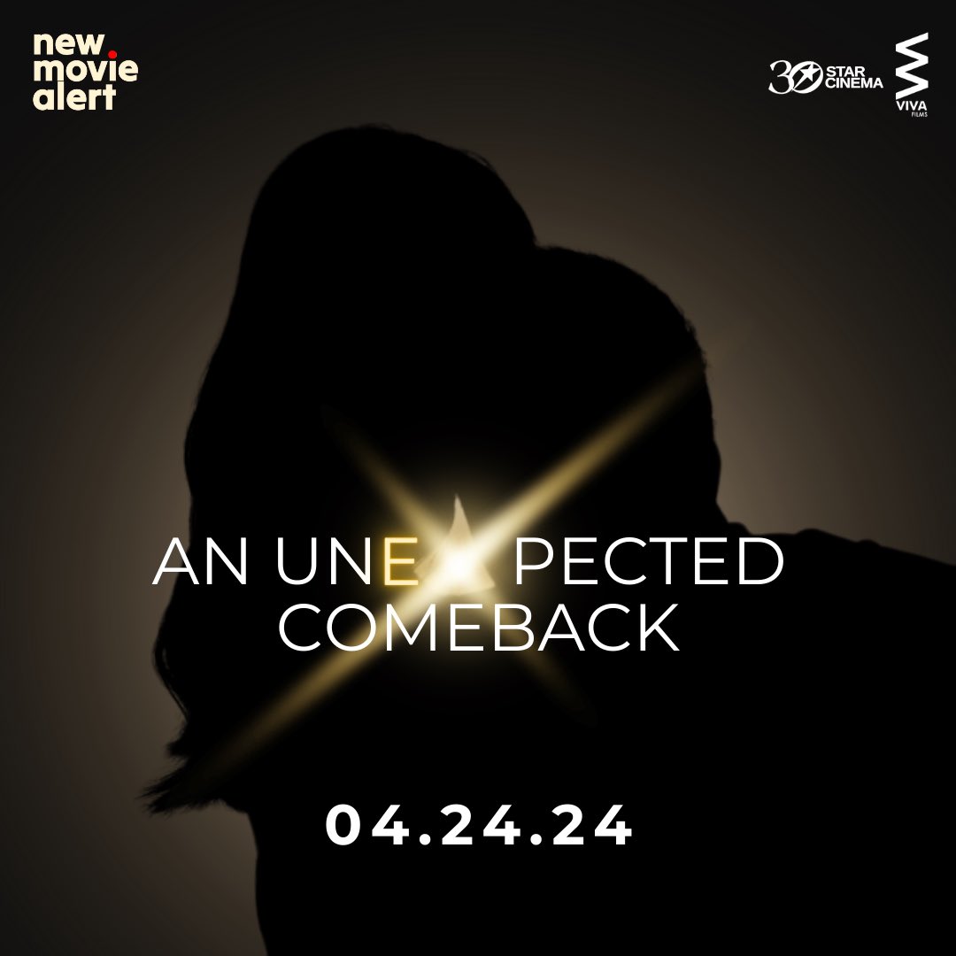 StarCinema's tweet photo. The comeback is unreal! 😱🤐

Abangan this 4.24.24.

#NewMovieAlert https://t.co/f9TbLDDMVe