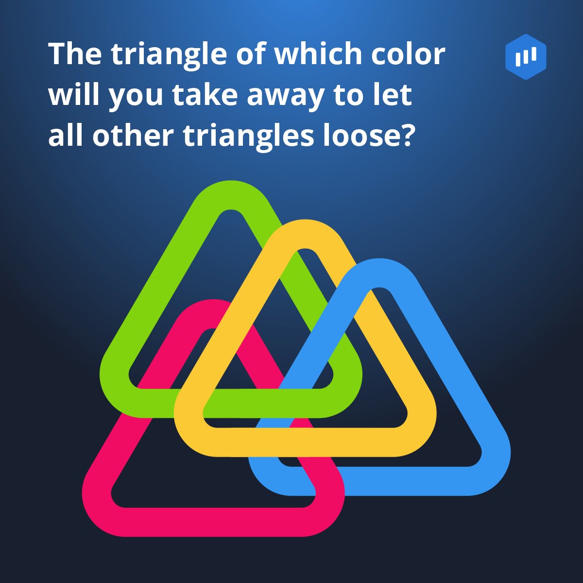 Here’s another Monday brain teaser for you to solve. Can you tell which triangle is holding the rest together? Drop your answers in the comments. Trade with ExpertOption: eo.xyz/bcxf00