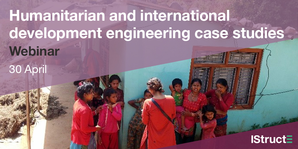 This free webinar is a great opportunity for #engineers who have an interest in humanitarian and #international development projects and want to get more involved in supporting humanitarian projects responsibly. Last chance to book your place: istructe.org/events/hq/2024…