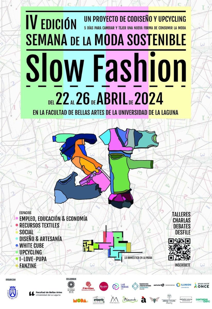 Participamos en la III Edición de la Semana de la Moda Sostenible en Tenerife  #SlowFAshion. El día 25 de abril estaremos impartiendo una charla y presentaremos la iniciativa de la primera mesa textil ecosocial de Tenerife. #escuelacanaria #Economiasocialysolidaria