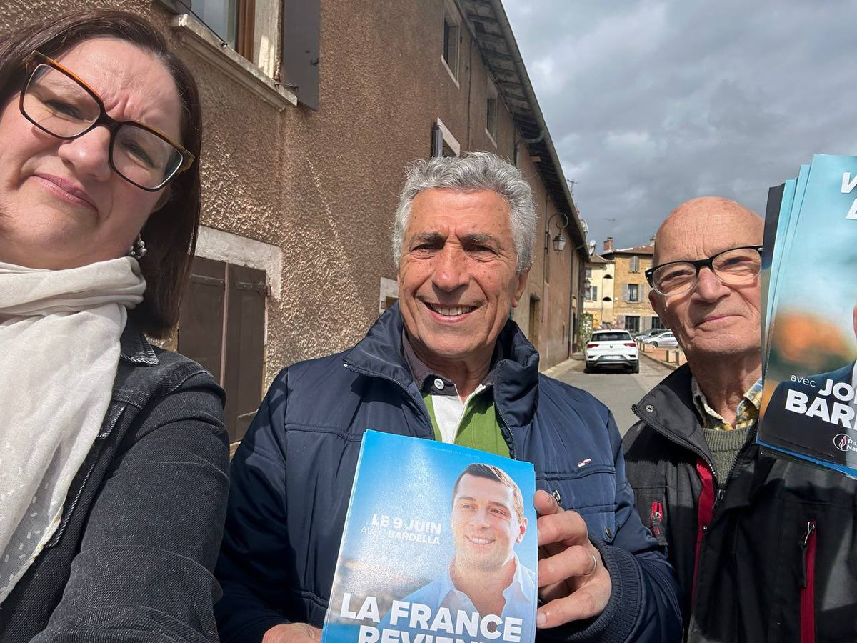 🇫🇷Retour sur la mobilisation des militants du #Rhône ce week-end. (📍Saint-Priest, Craponne, Chaponost, Châtillon, Lyon, Villeurbanne) ⏳ Moins de 50 jours avant les #Européennes2024, on continue ! #AvecBardella #VivementLe9Juin