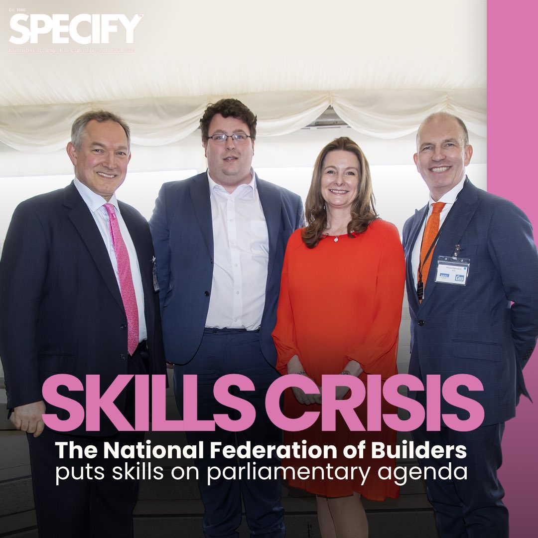 National Federation of Builders (NFB) put the spotlight on skills when it hosted its members at the Houses of Parliament for a reception focused on ensuring the provision of quality support and improving access to training and talent is identified as top policy priorities.

In a