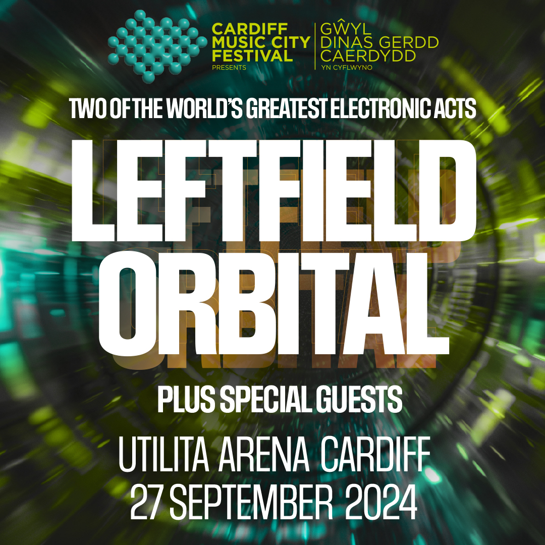 Wales! This is going to be big. We return to Cardiff to co-headline with @orbitalband on 27th Sep @UtilitaArenaCDF as part of the Cardiff Music City Festival. Tix on sale Friday. Sign up to our mailing list for the pre-sale (if you haven't already). uk-umg.com/um-forms/35038…. 🏴󠁧󠁢󠁷󠁬󠁳󠁿