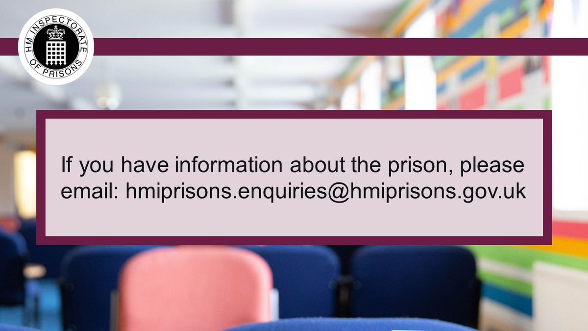 Our researchers are conducting a survey at HMP Wandsworth, at the start of a full inspection. If you have information about the prison, please email: hmiprisons.enquiries@hmiprisons.gov.uk Read about full inspections: justiceinspectorates.gov.uk/hmiprisons/abo