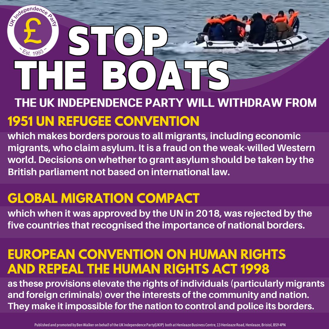 The #UK is an independent sovereign nation and international law is undemocratic. International laws made by unelected globalist bodies must not be imposed on the #UK against the will of the UK population, without democratic representation. #VoteUKIP #ExitECHR #ExitUNRC