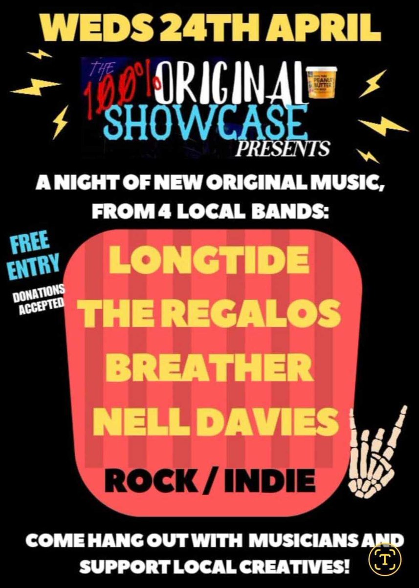 V excited to be involved with this new night of 100% original music at Whiskers in Newquay this Wed. I want to say, come along and support the creation of a new Cornish music scene, but that's a bit worthy so instead I’ll say come and along and listen to some awesome new music