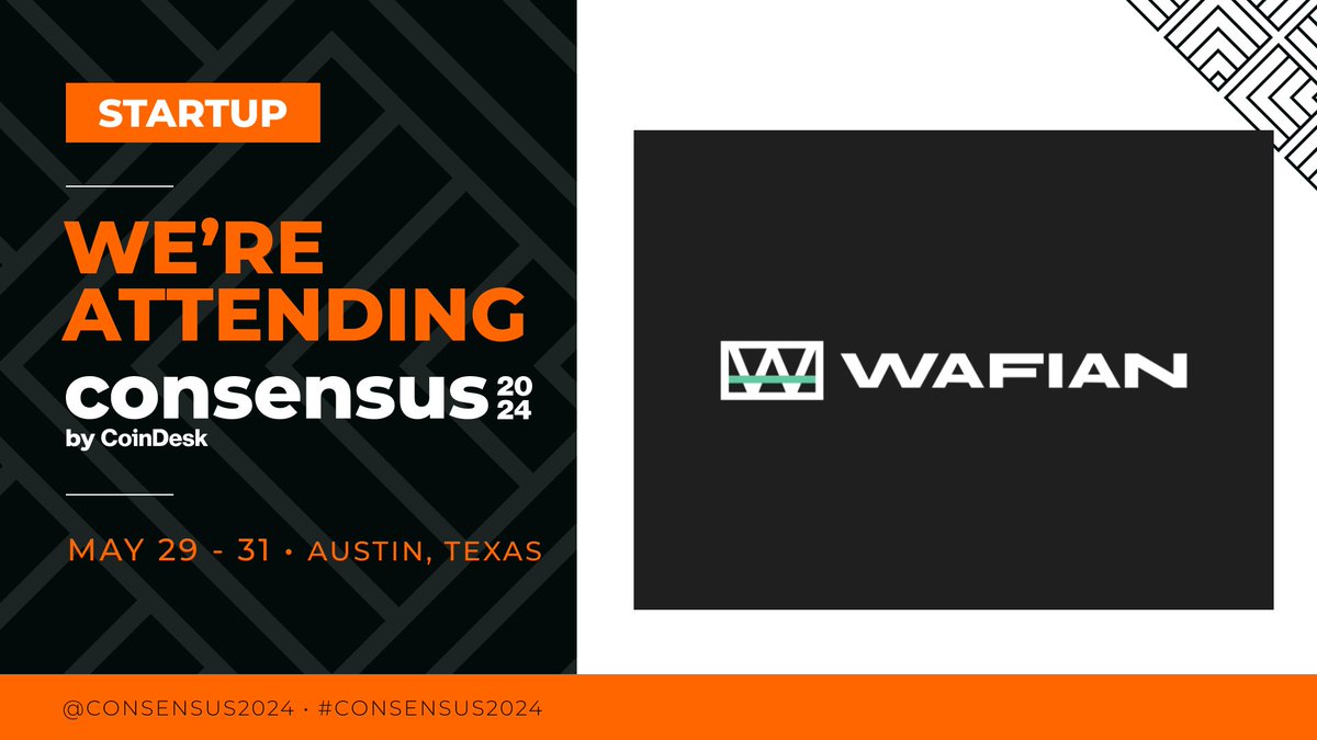 🚀 Heads up! #Wafian's CEO Miloš Milić & engineer Jovana Dragojlović are hitting @Consensus2024 by @CoinDesk in Austin, May 29-31! Ready to rock the #blockchain scene with our rebel vibes at the world's largest #web3 gathering? Follow the #WafianRevolution! ✔️ #Consensus2024